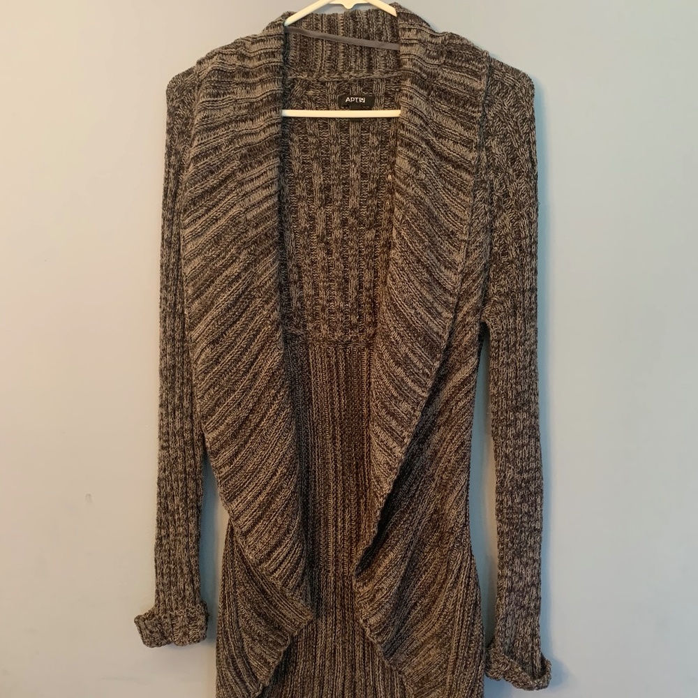 Women’s Small Black & Grey Cardigan
